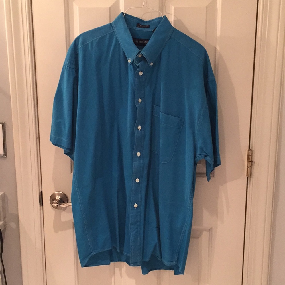 Teal Van Heusen Button Down